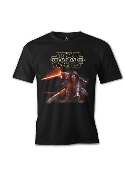 T-Shirt Star Wars - The Force Awakens 10 Siyah Erkek Tshirt