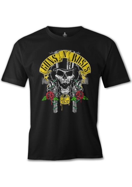 T-Shirt Guns 'n Roses - 85 Siyah Erkek Tshirt