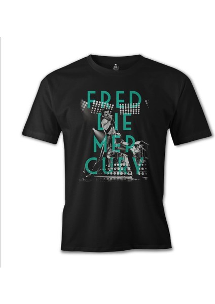 T-Shirt Freddie Mercury Siyah Erkek Tshirt