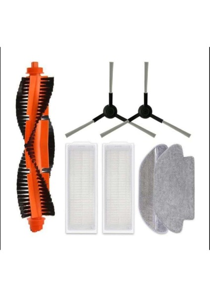 Ultra I Vacuum Mop P Stytj02ym Uyumlu Siyah Yan Fırçalı Filtre Seti