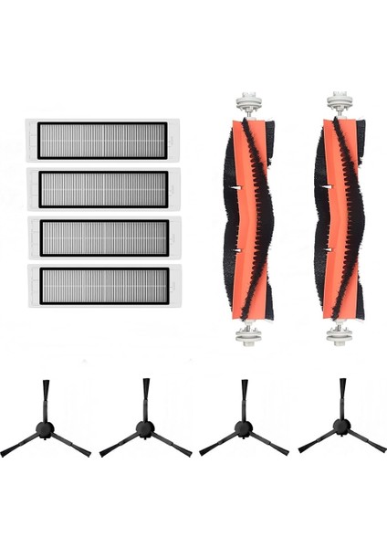 Mega I Dreame L10 Pro Uyumlu Siyah Filtre Seti