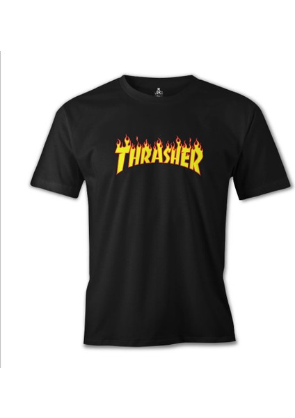 T-Shirt Thrasher Siyah Erkek Tshirt