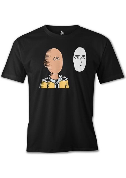 T-Shirt One Punch Man - Ok Siyah Erkek Tshirt