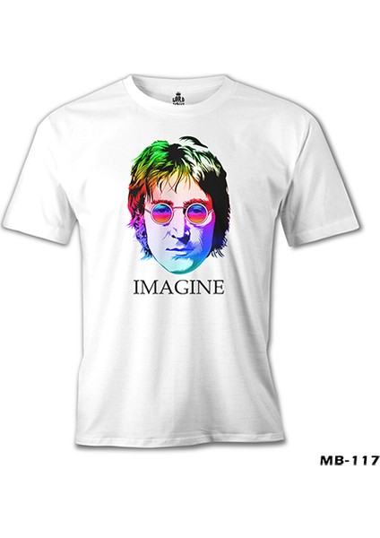 T-Shirt John Lennon - Imagine Beyaz Erkek Tshirt fiyatları