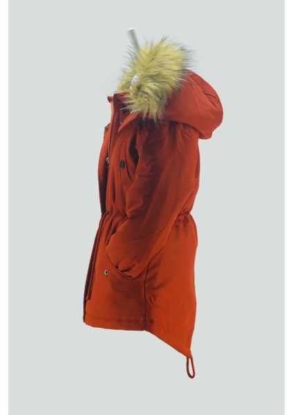 Asortik Unisex Mont Kaban Kışlık Kanvas Kumaş Büzmeli Diz Üstü İçi Kürk Kapüşonlu Kaban Mont-MNT-0005 modelleri