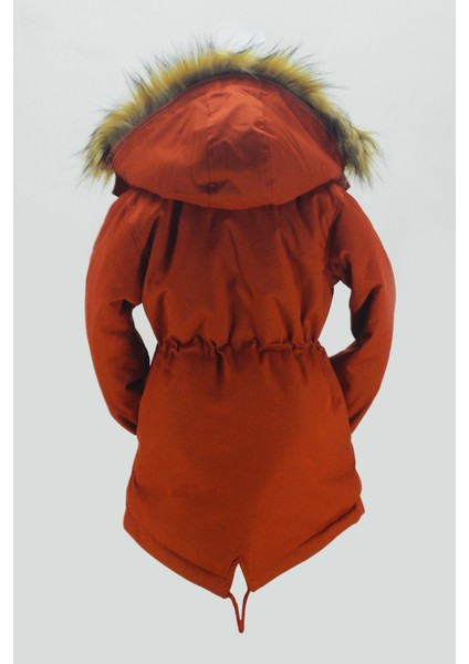 Asortik Unisex Mont Kaban Kışlık Kanvas Kumaş Büzmeli Diz Üstü İçi Kürk Kapüşonlu Kaban Mont-MNT-0005 fırsatları