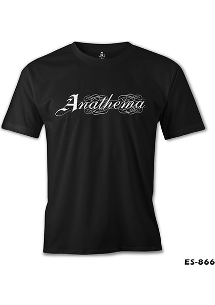 T-Shirt Anathema - Logo Siyah Erkek Tshirt