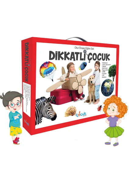 Dikkatli Çocuk Okul Öncesi Eğitim Seti - 5 Yaş