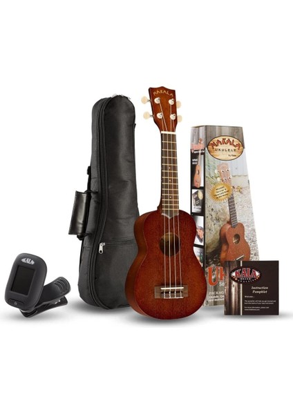 MK-S/PACK Makala Soprano Ukulele Seti (Natural)