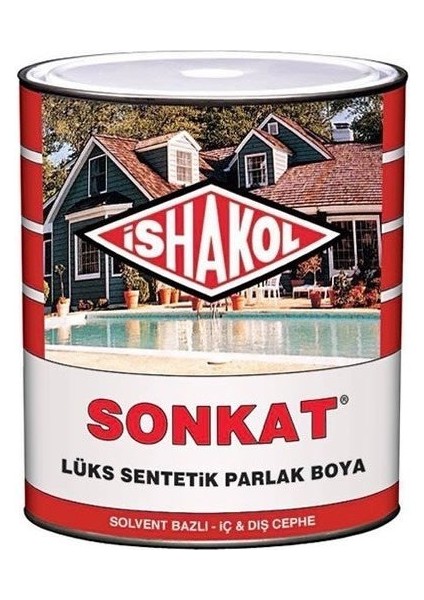 2,5l Lüks Sentetik Parlak Boya (Beyaz)