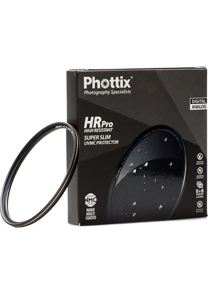 72MM Uv Ultra Viole Hr Pro Grade Nmc Nano Multi Coated 1mm Super Slim Filtre