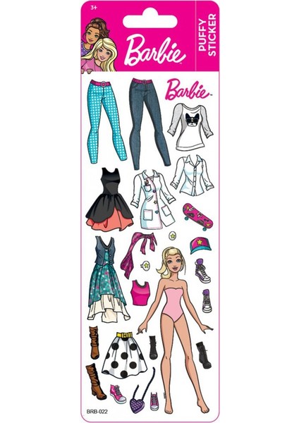 Partipan Barbie Sticker Kıyafet Seti
