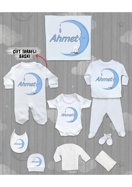 Isme Özel 10'lu Pamuklu Bebek Hastane Çıkışı SETI_MT_150-10