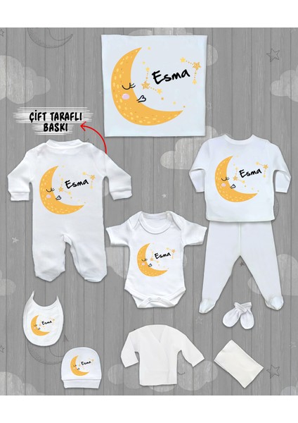 Isme Özel 10'lu Pamuklu Kız Bebek Hastane Çıkışı SETI_MT_173-10
