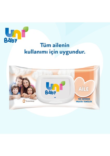 Uni Baby Aile Islak Mendil 12x90 (1080 Yaprak)