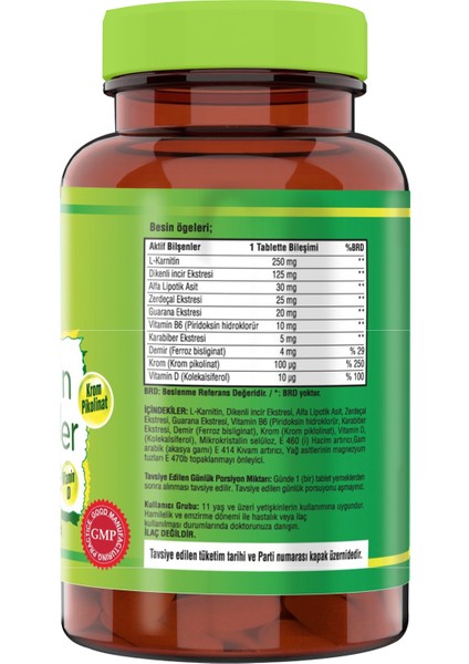 Karabiber Extreli L Carnitine 60 Tablet # Vitamin D3 400 Iu 20 ml