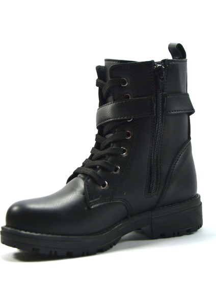 Siyah Cepli Kız Çocuk Postal Bot 26-35 modelleri