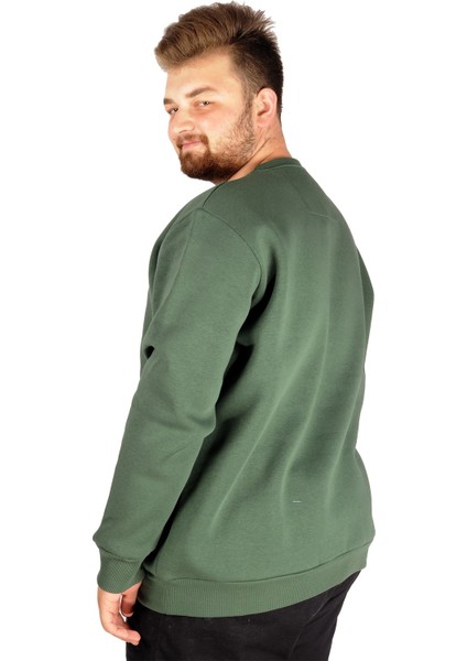 Erkek Sweatshirt Bisiklet Yaka Basic 20131 Nefti modelleri