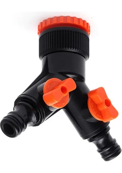 Iki Çıkışlı Musluk Adaptörü Giriş 3/4''-1''/ Çıkış 1/2''-3/4''
