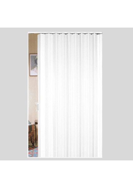 Sadece Nette Pvc Akordiyon Kapı Beyaz 100 x 200 cm