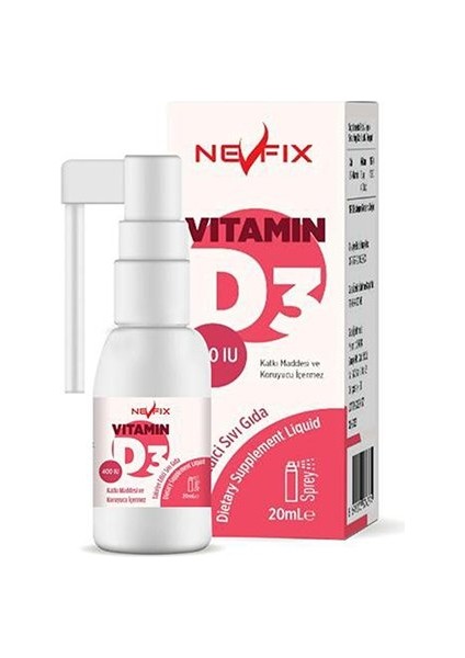Glucosamine Chondroitin Msm 120 Tablet + Nevfix Vitamin D3 Sıvı 20 ml
