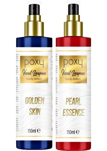 Golden Skin Vücut Losyonu 150 ml & Pearl Essence Vücut Losyonu 150 ml