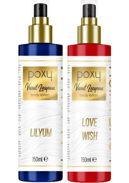 Lilyum Vücut Losyonu 150 ml & Love Wish Vücut Losyonu 150 ml