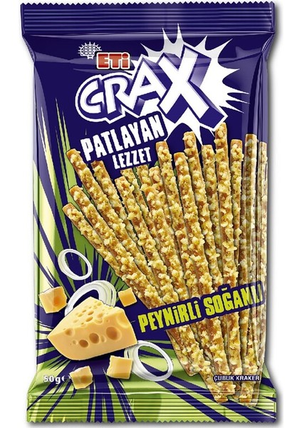 Crax Patlayan Lezzet Peynirli Soğanlı Kraker 50 gr x 20