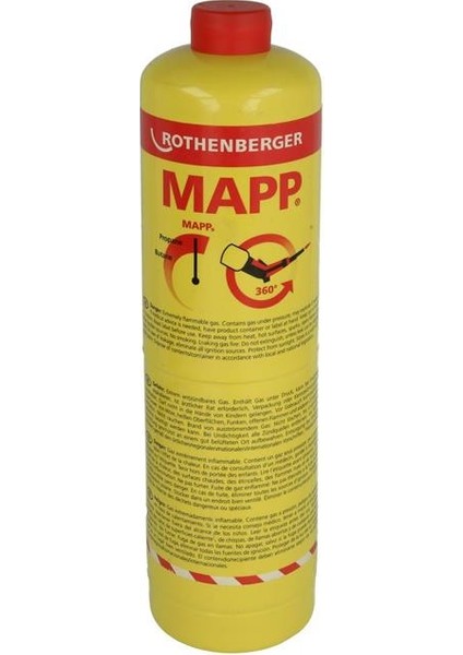 Mapp Gas Kaynak Yedek Kartuş NO:035521-C