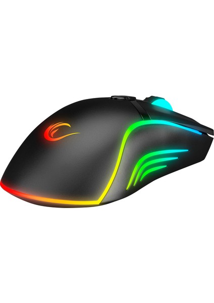 SMX-R54 Vıbe USB Siyah Rgb Aydınlatmalı 6400 Dpi Gaming Oyuncu Mouse