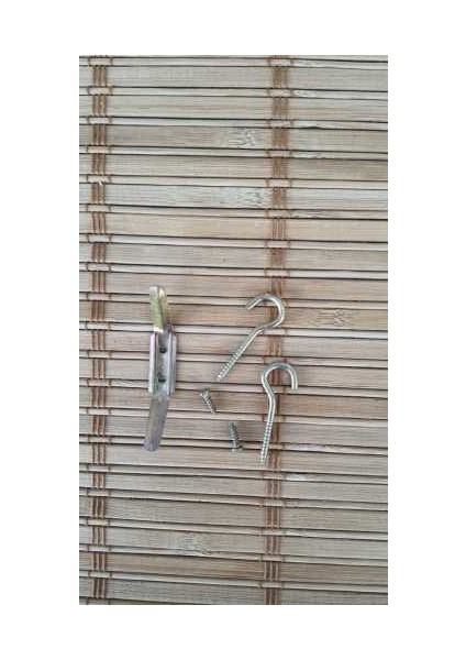 Bambu Stor Perde Kahverengi 200 x 180 cm