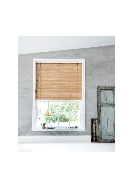 Bambu Stor Perde Kahverengi 200 x 180 cm