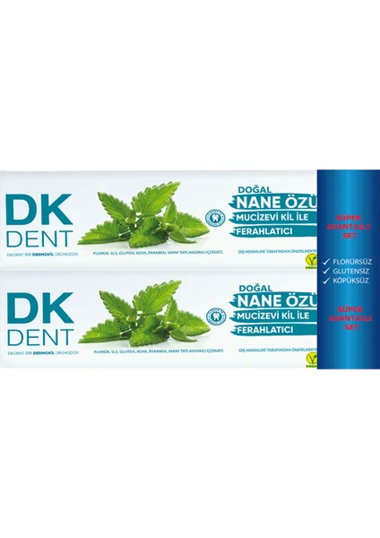 Nane Diş Macunu + Nane Diş Macunu-2'li Avantajlı Set-75 ml