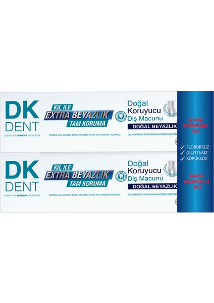Klasik Diş Macunu + Klasik Dişmacunu-2'li Avantajlı Set-75 ml