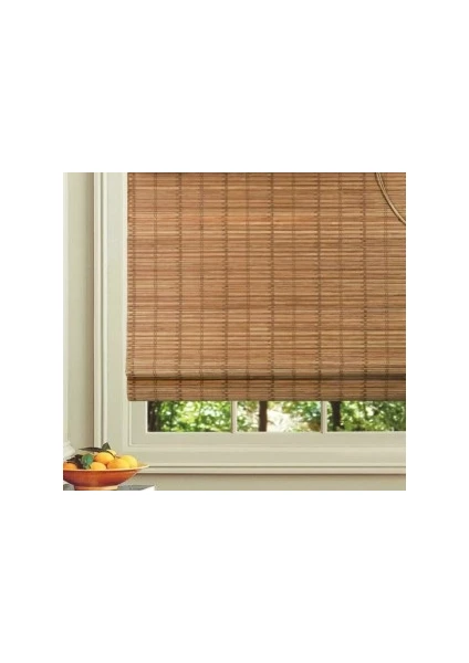 Bambu Stor Perde Kahverengi 120 x 180 cm