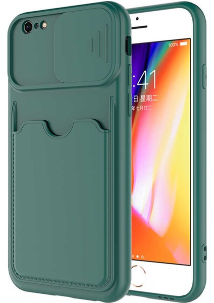 Apple iPhone 6s Kamera Korumalı Kartix Kılıf + Ekran Koruyucu