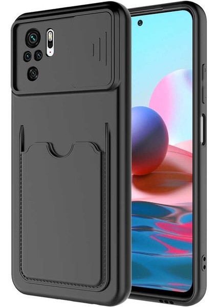 Xiaomi Redmi Note 10S Kamera Korumalı Kartix Kılıf + Ekran Koruyucu