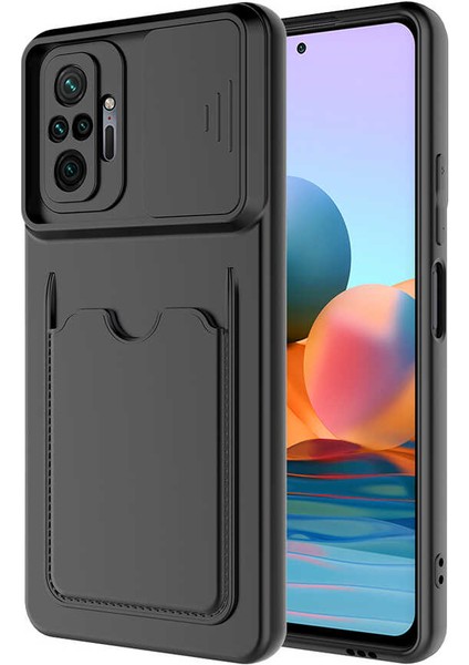 Xiaomi Redmi Note 10 Pro Kamera Korumalı Kartix Kılıf + Ekran Koruyucu