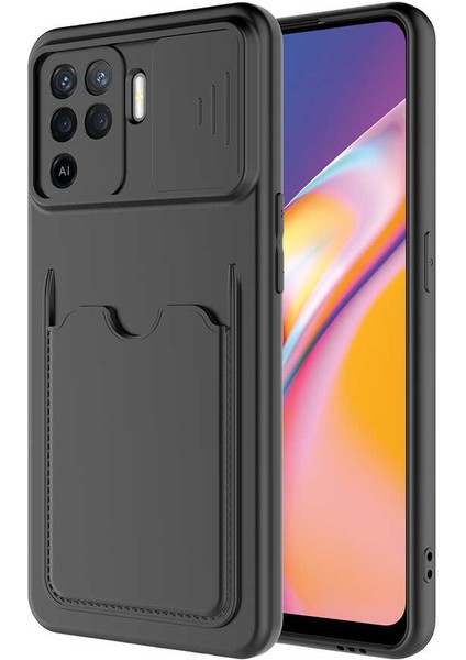 Oppo Reno 5 Lite Kamera Korumalı Kartix Kılıf + Ekran Koruyucu