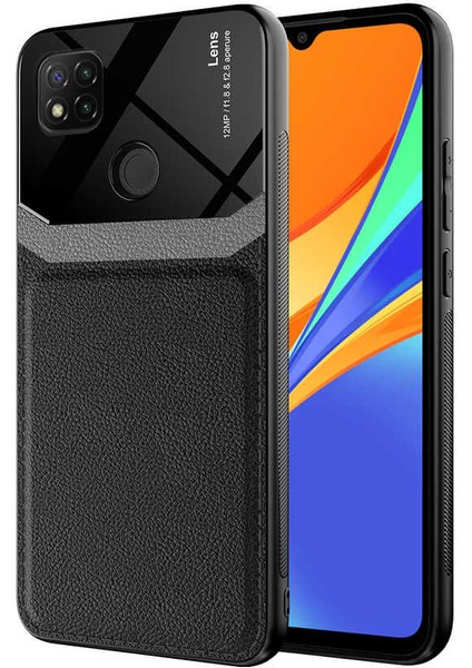 Xiaomi Redmi Note 9c Deri Stili Emiks Kılıf