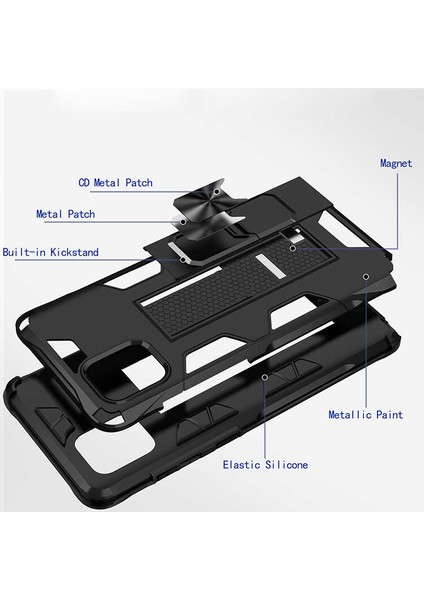 Samsung Galaxy Note 10 Lite Zırh Volve Kılıf + Nano Ekran Koruyucu modelleri