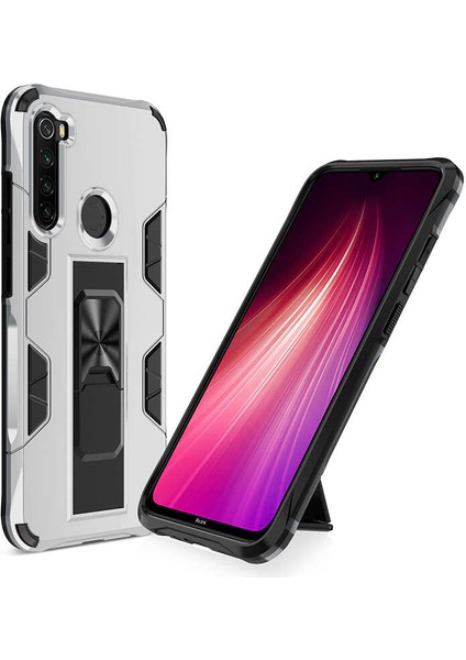 Xiaomi Redmi Note 8 Zırh Volve Kılıf + Nano Ekran Koruyucu