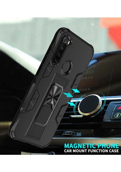 Xiaomi Redmi Note 8 Zırh Volve Kılıf + Nano Ekran Koruyucu