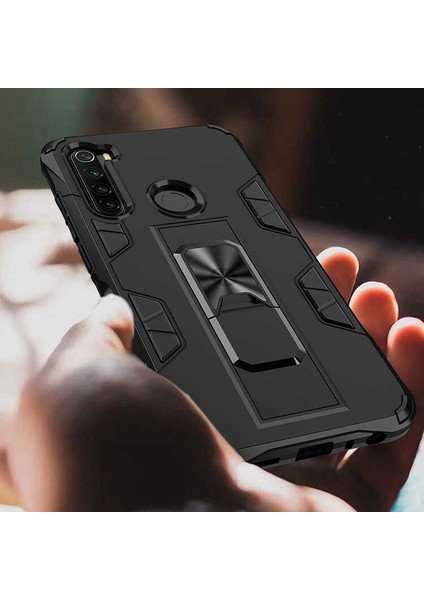Xiaomi Redmi Note 8 Zırh Volve Kılıf + Nano Ekran Koruyucu