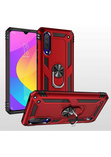 Xiaomi Mi A3 Yüzüklü Standlı Vega Kılıf modelleri
