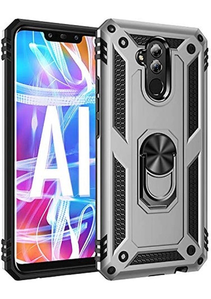 Huawei Mate 20 Lite Yüzüklü Standlı Vega Kılıf
