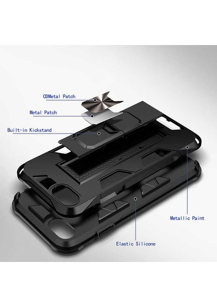 Apple iPhone 6 Zırh Volve Kılıf + Nano Ekran Koruyucu