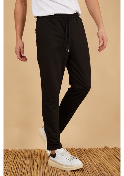 Erkek Regular Fit Düz Paça Basic Eşofman Altı fiyatları