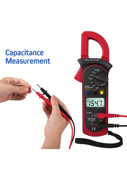 ST201 Dijital 4000 Sayım Pens Metre Multimetre (Yurt Dışından) indirimleri