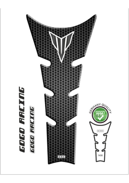 Yamaha Uyumlu Mt25 2014 - 2019 Uyumlu Tank Pad 004